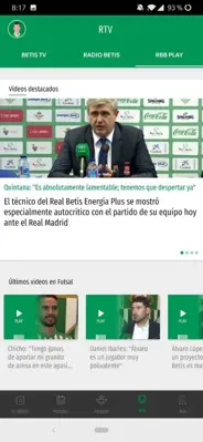 Real Betis Balompié android App screenshot 3