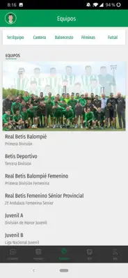 Real Betis Balompié android App screenshot 5